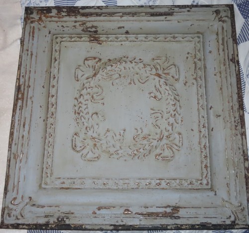 Antique reclaimed tin ceiling - reclaimed,