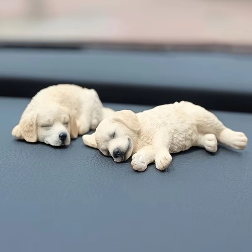 1pair dog toy figure sleeping - dog,