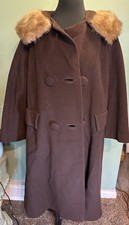 Vintage Womens Wool Swing Coat