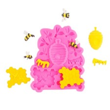 Silicone Cute Bee Honeycomb