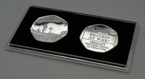 Pair world war silver - war, 1