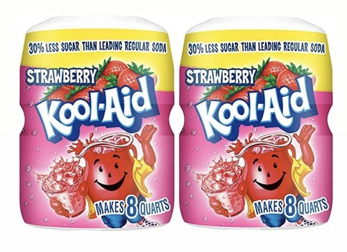 Kool aid strawberry drink mix - strawberry,