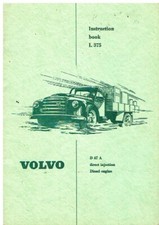 VOLVO L375 4.7L DIESEL TRUCK ORIG 1957 OWNERS INSTRUCTION & MAINTENANCE HANDBOOK
