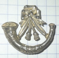 Rifle Brigade HM Silver Pouch Badge
