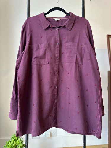 White stuff purple embroidered - stuff,