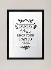 Laundry please drop your - laundry,