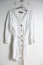 Zara Womens Broderie Shirt