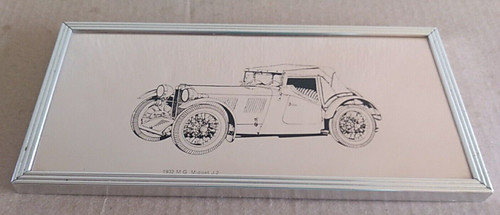 Vintage mirror etched - vintage,
