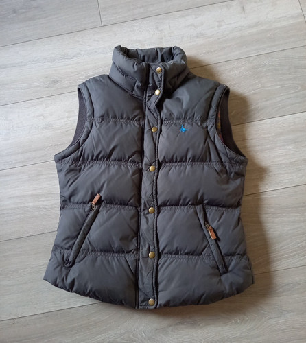 Jack wills grey padded gilet - grey,