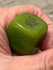 RARE old green marbled jumbo