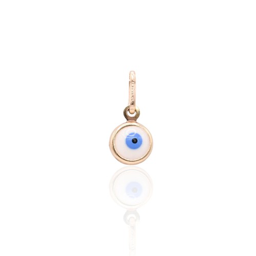 Round evil eye enamel - round,