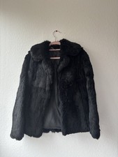 Vintage Coney Fur Coat Size 42