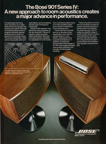 Bose 901 series iv speakers - -,