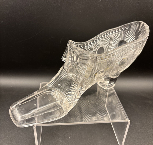 Glass shoe vintage gillinder - glass, &