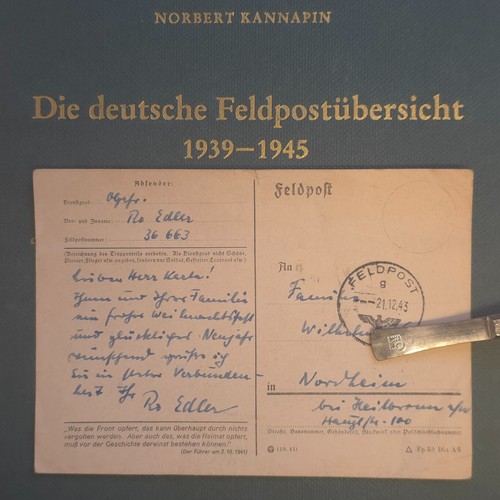 Field post 1943 fpn - field, 36663