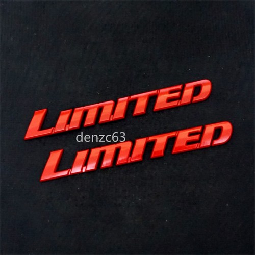 Matte red limited metal - red,