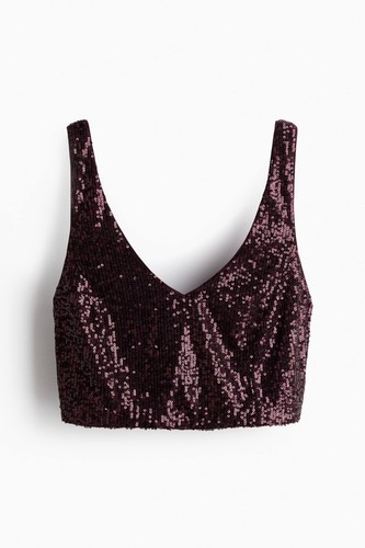 Bnwt sequined bralette top - bnwt:,