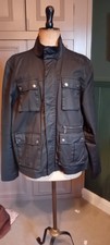 Mens Peter Werth Waxed biker style - Black -  large