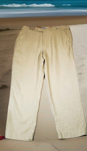 Mens linen blend trousers - mens,