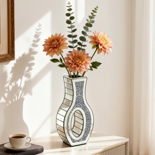 Luxury crystal glass table - crystal,