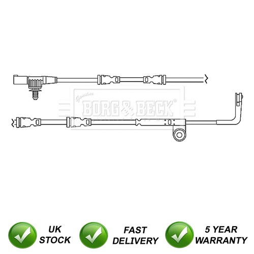Brake pad wear sensor rear - pad,