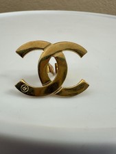 RARE* CHANEL Gold Plated CC