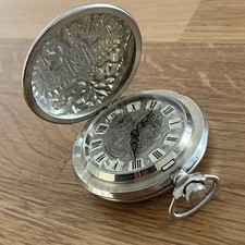 Molnija Imperial Double Headed Eagle Pocket Watch - 3603 - Soviet USSR Russian