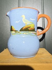 Vintage Dartmouth Pottery Sea Gull Pattern Milk Jug Creamer