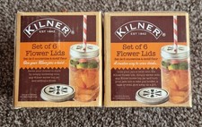 2 x 6 Kilner 12 Flower Lids