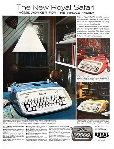 1962 royal typewriter - royal, genuine