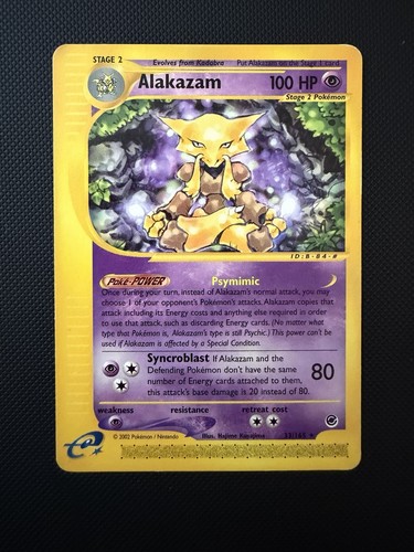 Pokémon tcg alakazam - pokémon, 33/165