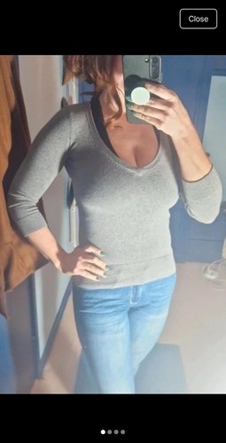 Basic grey jumper xs - h&m,