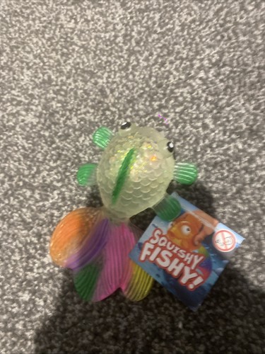 Multicoloured fish squishy - multicoloured,