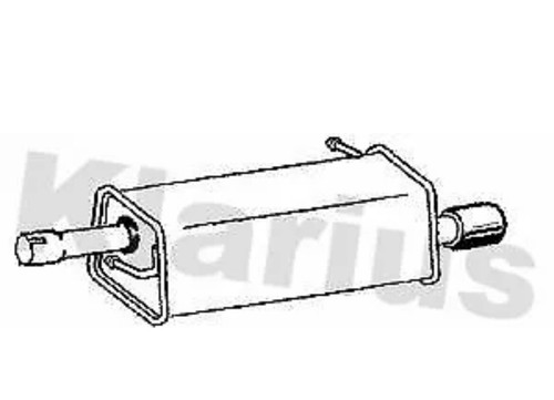 Klarius exhaust back rear - klarius,