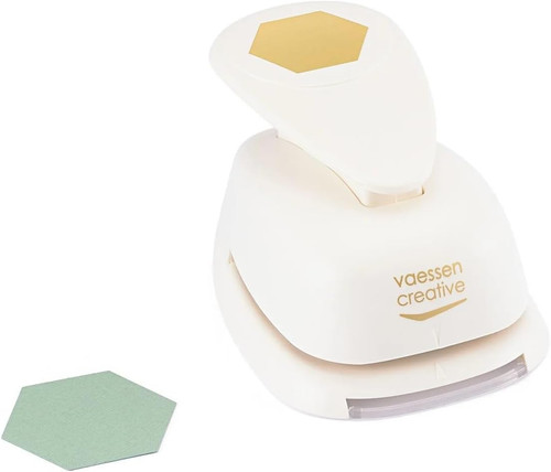 Craft paper punch hexagon - paper,