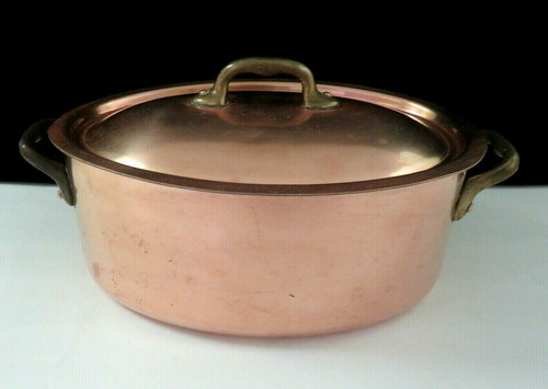 3qt french stamped - french, oval