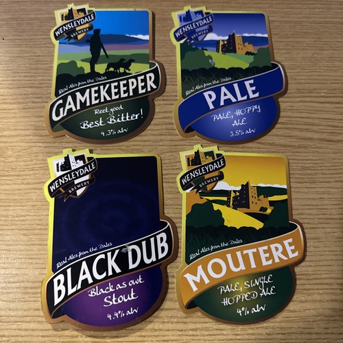 Wensleydale brewery pump clips - brewery,