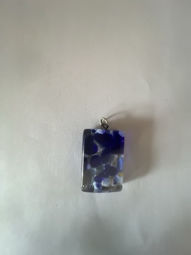 Murano fused glass pendant - murano,