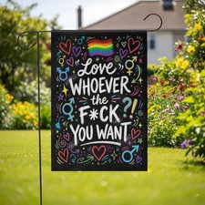 Love whoever you want garden - love,
