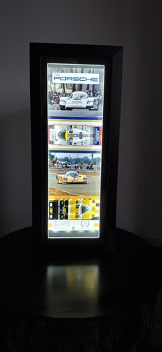 Framed porsche 956 - le, mans