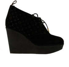 Louis Vuitton Monogram Wedges
