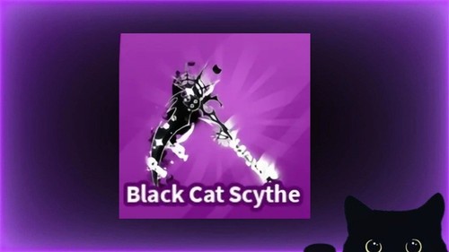 Blade ball black cat scythe - ball,