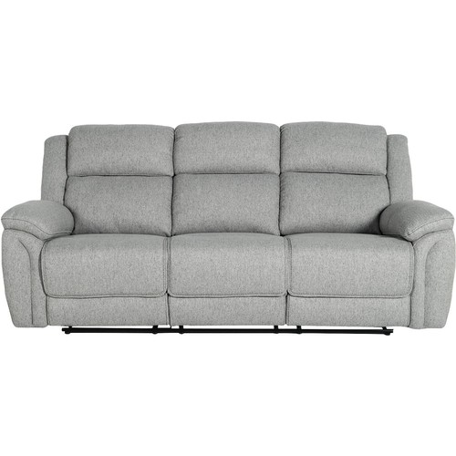 Grey fabric recliner sofa ms3g - grey,