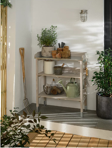 Garden potting bench beige - garden,