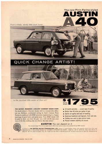 1959 austin a40 farina - 1959,