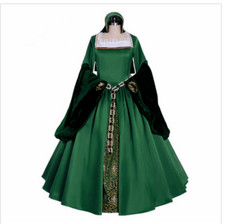Victorian Queen Elizabeth Tudor Period Gothic Faire Tudor dress cosplay costume