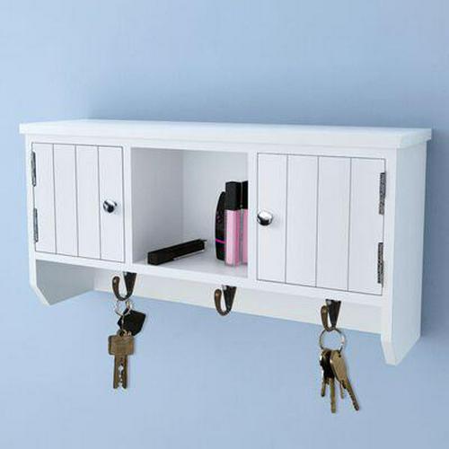 Wooden key cabinet wall - key,