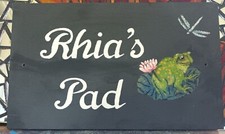 Individual Hand Painted House Sign