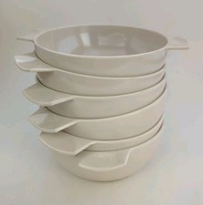 Vintage Melaware Cereal Bowls Beige Camping Tableware