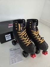 Rookie x Bump Roller Disco Quad Roller Skates Size UK 6 Black Glitter Boxed